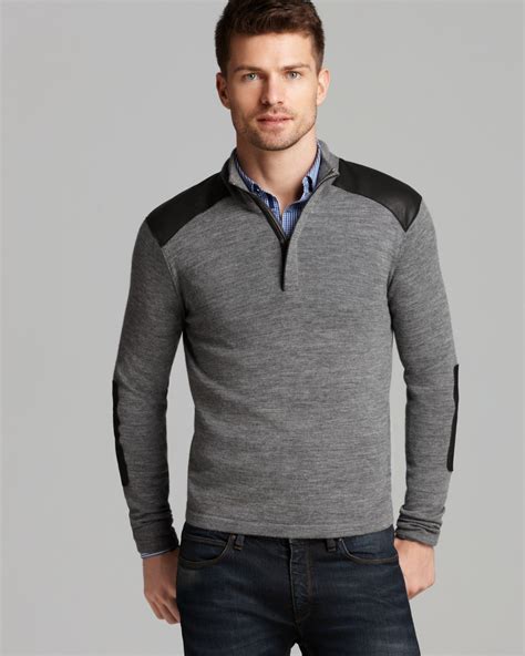 michael kors mens gray sweater